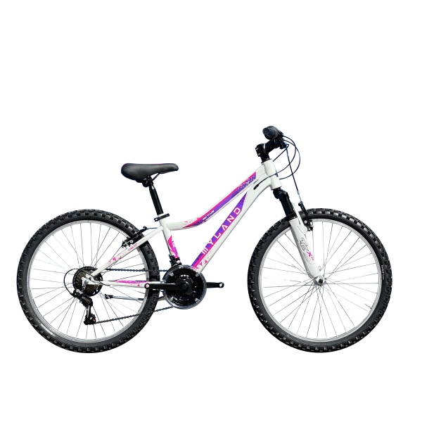 Active 26 Bici Mtb 26'' 6V V-Brake Acciaio Bianco Taglia 26